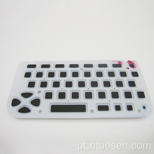 Teclado de botão de borracha de silicone de controle remoto personalizado